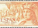 Spain 1952 Characters 90 CTS Yellow Orange Edifil 1112